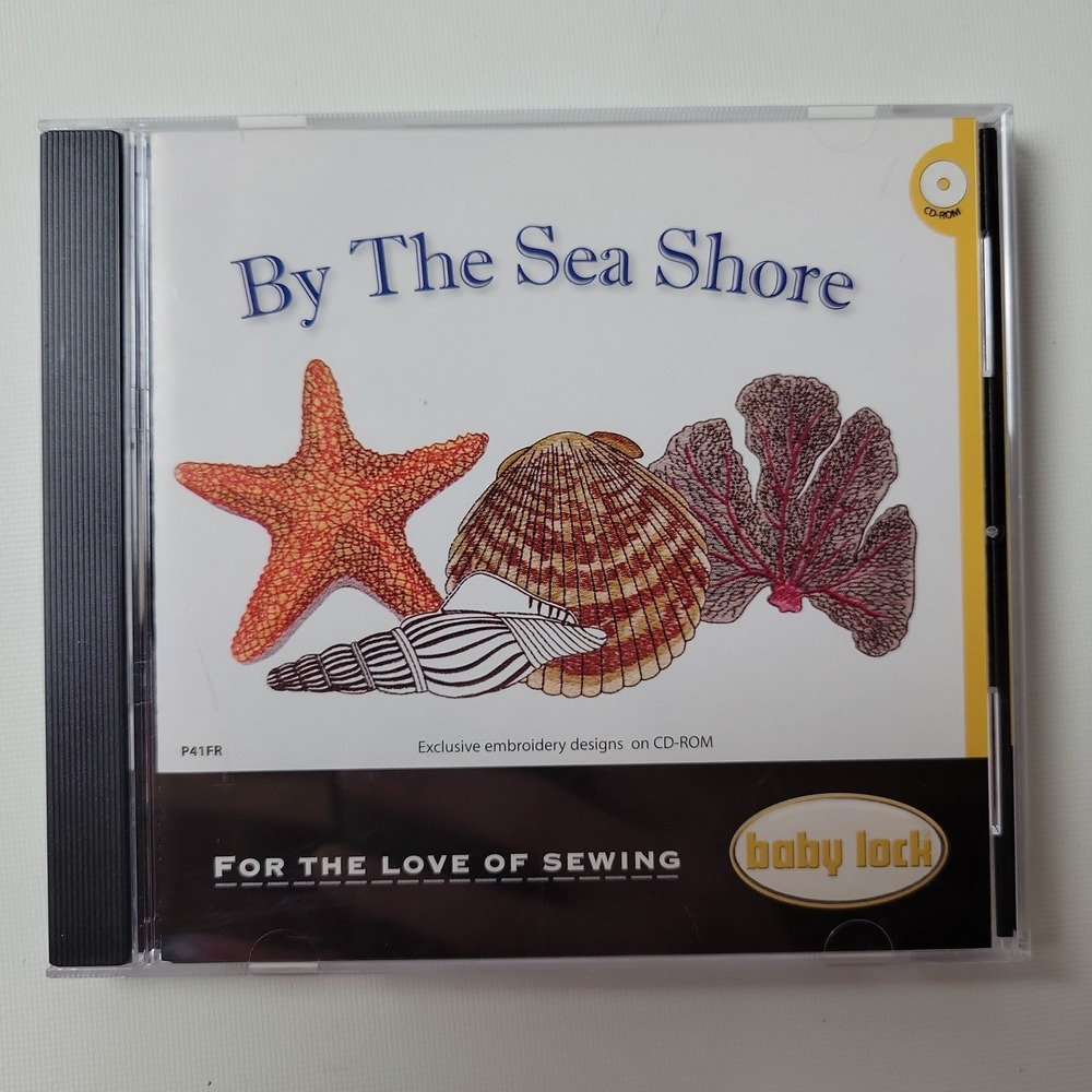 Baby Lock By The Sea Shore Embroidery Designs CD-ROM P41FR PES BLF 25 Designs